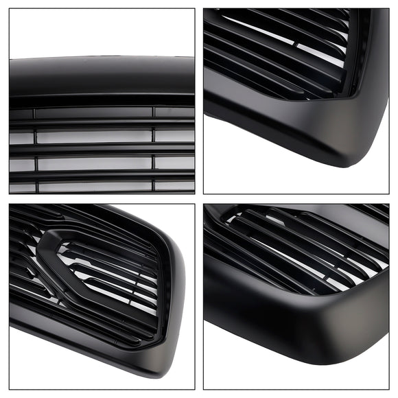 Dodge RAM 1500/2500/3500 2002-2005 Big Horn Style Grill Amortecedor dianteiro Grade de substituição preta COM/LED