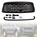 2019-2021 Toyota Sequoia TRD PRO Style Grille Voorbumper Zwart Vervanging Grill W/Letter & LED-4