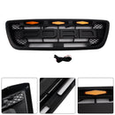 1998-2000 Ford Ranger Raptor Style Grill Preto Grade de substituição do para-choque dianteiro com luz LED-5