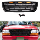 1998-2000 Ford Ranger Raptor Style Grill Preto Grade de substituição do para-choque dianteiro com luz LED-1