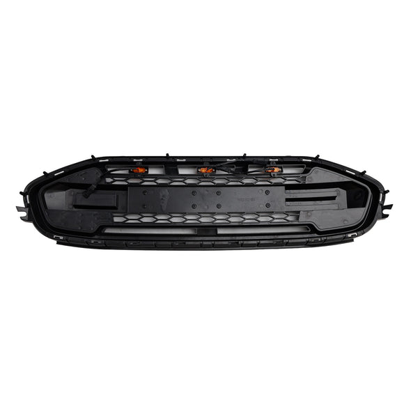 2019-2023 Ford Transit Connect Raptor Style Grill Frontstoßstange Schwarz Ersatzgrill mit LED