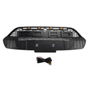 2013-2017 Ford Transit Custom / Tourneo Custom Raptor Style Grille Front Bumper Replacement Black Grill W/LED-1