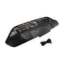 2013-2017 Ford Transit Custom / Tourneo Custom Raptor Style Grille Front Bumper Replacement Black Grill W/LED-10