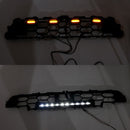 2025-2026 Toyota 4Runner TRD PRO Style Front Bumper Grill Black Grille With LED & Light Bar & Black Letter-9