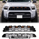 Toyota 4Runner 2025-2026 6e generatie TRD PRO Grill voorbumper zwarte grille met LED<tEMP>lichtbalk & zwarte letter-4