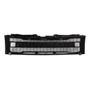 2007-2013 Chevy Silverado 1500 Raptor Style Grill Front Bumper Black Replacement Grille W/ LED-9