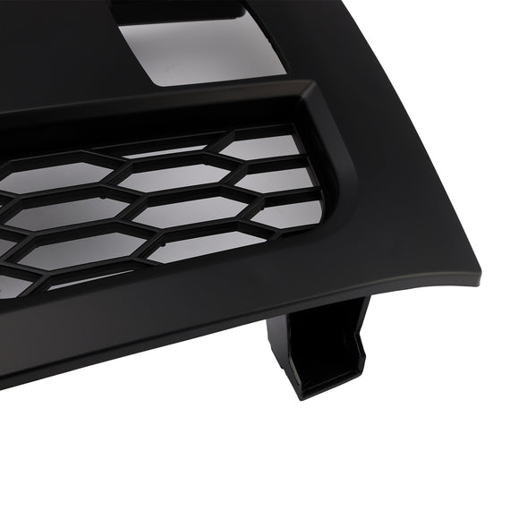 2007-2013 Chevy Silverado 1500 Raptor Style Grill Front Bumper Black Replacement Grille W/ LED