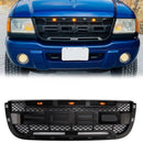 Ford Ranger 2001-2003 Front Grille Raptor Style Front Bumper Black Grill With LED-5