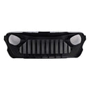 Jeep Wrangler JL JLU/Gladiator JT 2018–2026 Frontgrill, obere Stoßstange, Weiß, schwarzer Kühlergrill im Vader-Stil-10