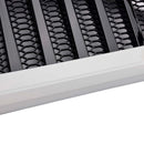 Jeep Wrangler JL JLU/Gladiator JT 2018–2026 Frontgrill, obere Stoßstange, Weiß, schwarzer Kühlergrill im Vader-Stil-9