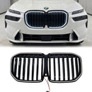 BMW X7 G07 2023-2026 Grille LED de remplacement pour pare-chocs avant à ligne unique noire-1