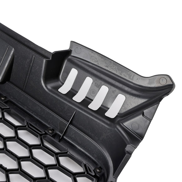 Audi A4 S-Line / S4 B7 2005-2008 Honecomb Front Grill Upper Bumper Mesh Gloss Black RS4 Style Grille