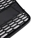 Audi A4 S-Line / S4 B7 2005-2008 Honecomb Front Grill Upper Bumper Mesh Gloss Black RS4 Style Grille-8