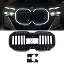 2023-2026 BMW 7 Series G70 / i7 Front Bumper Kidney LED Grill Black Single Slat Grille W/ LED-1