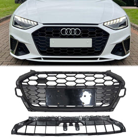 2020-2022 Audi A4 B9.5 Standaard S-line RS4 Stijl Voorbumper Grille Grille 8W0853651D - 0