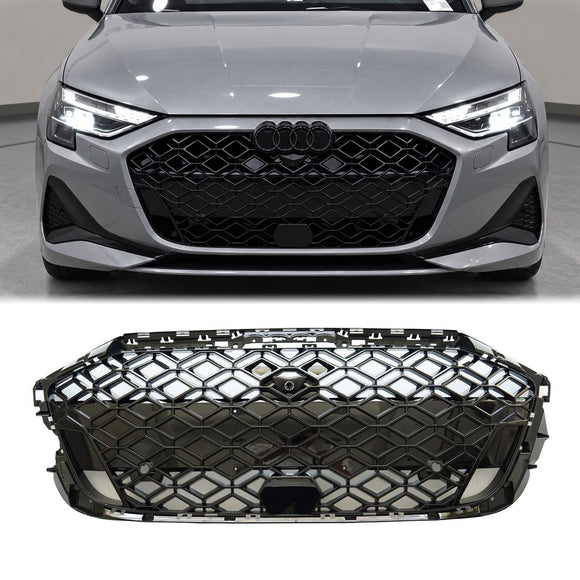 2025–2026 Audi A3 8Y Advanced Front Bumper Honeycomb Mesh Grille Grill