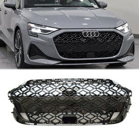 2025-2026 Audi A3 8Y Geavanceerde voorbumper Honingraatroostergrille - 0