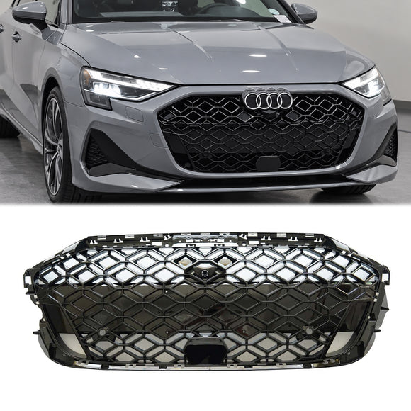 2025–2026 Audi A3 8Y Advanced Front Bumper Honeycomb Mesh Grille Grill