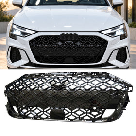 2025-2026 Audi A3 8Y S-line voorbumper honingraat grille grill