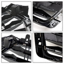 2016–2019 Audi A4/S4 B9 S4 Style Frontstoßstange, horizontaler Lamellengrill, schwarzer Kühlergrill mit Ringemblem-8