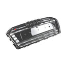 2016–2019 Audi A4/S4 B9 S4 Style Frontstoßstange, horizontaler Lamellengrill, schwarzer Kühlergrill mit Ringemblem-12