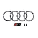 S4 Stijl Voorbumper Mesh Hex Grille Grill Fit Audi A4/S4 B9 2017-2018 Chroom-8