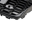 2019-2023 Audi A6/A6 Sline/S6 C8 RS6 Estilo Parrilla de panal Parachoques delantero Parrilla negra brillante con ACC-7