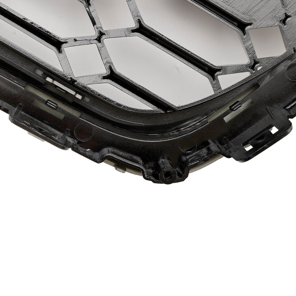 2019-2023 Audi A6/A6 Sline/S6 C8 RS6 Estilo Parrilla de panal Parachoques delantero Parrilla negra brillante con ACC