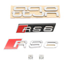 2019-2023 Audi A6/A6 Sline/S6 C8 RS6 Estilo Parrilla de panal Parachoques delantero Parrilla negra brillante con ACC-11