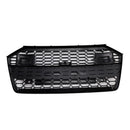 Audi A6/A6 Sline/S6 C8 2019-2023 Zwart Grille Honingraat Mesh Bovenbumper RS6 Style Grill-13