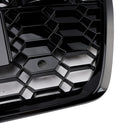2019-2023 Audi A6/A6 Sline/S6 C8 RS6 Style Honeycomb Grill Etupuskuri Kiiltävä Musta Säleikkö W/ACC-7