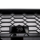 2019-2023 Audi A6/A6 Sline/S6 C8 RS6 Style Honeycomb Grill Etupuskuri Kiiltävä Musta Säleikkö W/ACC-6
