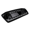 2019-2023 Audi A6/A6 Sline/S6 C8 RS6 Style Honeycomb Grill Etupuskuri Kiiltävä Musta Säleikkö W/ACC-9