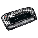 2015-2018 Audi A6 /A6 Sline /S6 C7 RS6 Style Grill Front Bumper Honeycomb Mesh Black Grille-13