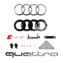 2015-2018 Audi A6 /A6 Sline /S6 C7 RS6 Style Grill Front Bumper Honeycomb Mesh Black Grille-14