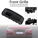 2015-2018 Audi A6 /A6 Sline /S6 C7 RS6 Style Grill etupuskuri hunajakennoverkko musta säleikkö-12