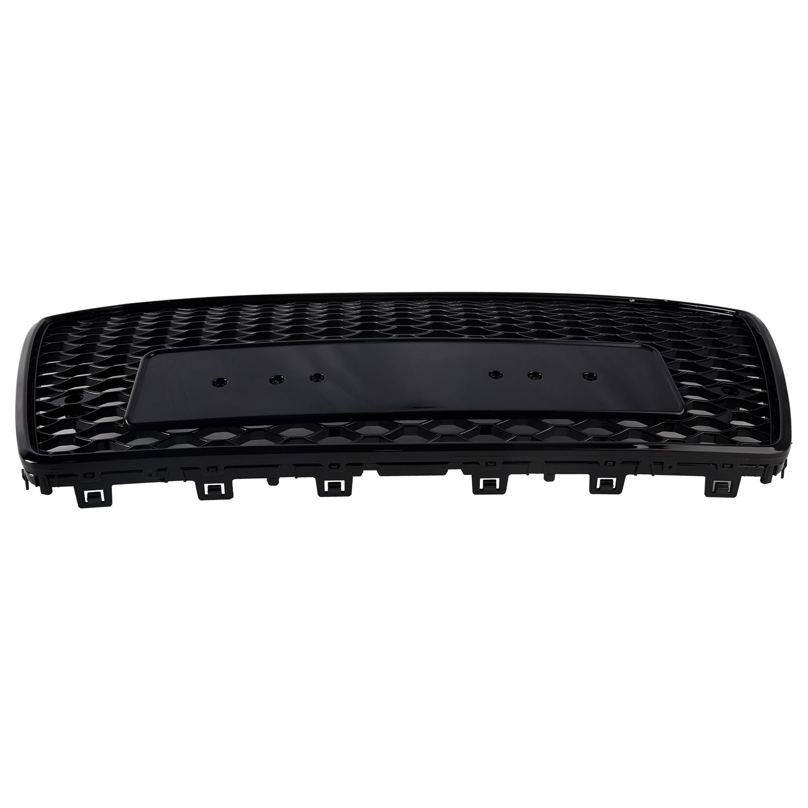 Grille de pare-chocs avant en nid d'abeille noire pour Audi A6 S6 C7 RS6 2016-2018