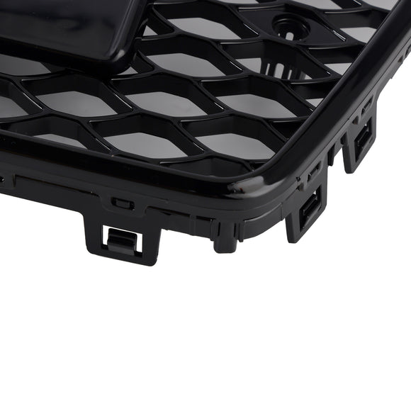 2015-2018 Audi A6 /A6 Sline /S6 C7 RS6 Style Grill Front Bumper Honeycomb Mesh Black Grille