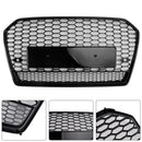 2015-2018 Audi A6 /A6 Sline /S6 C7 RS6 Style Grill etupuskuri hunajakennoverkko musta säleikkö-5