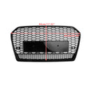 2015-2018 Audi A6 /A6 Sline /S6 C7 RS6 Style Grill etupuskuri hunajakennoverkko musta säleikkö-6