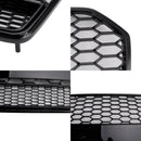 2015-2018 Audi A6 /A6 Sline /S6 C7 RS6 Style Grill etupuskuri hunajakennoverkko musta säleikkö-8