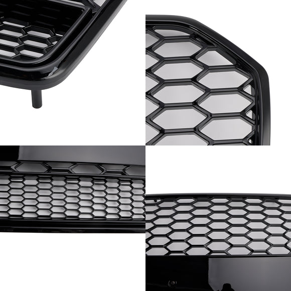 2015-2018 Audi A6 /A6 Sline /S6 C7 RS6 Style Grill etupuskuri hunajakennoverkko musta säleikkö