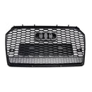 2015-2018 Audi A6 /A6 Sline /S6 C7 RS6 Style Grill Front Bumper Honeycomb Mesh Black Grille-39