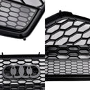 2015-2018 Audi A6 /A6 Sline /S6 C7 RS6 Style Grill Front Bumper Honeycomb Mesh Black Grille-40