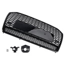 2015-2018 Audi A6 /A6 Sline /S6 C7 RS6 Style Grill etupuskuri hunajakennoverkko musta säleikkö-10