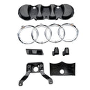 Rejilla estilo S6 para Audi A6/A6 Sline/S6 C7 2016-2018, rejilla negra con listones de malla para parachoques delantero-16