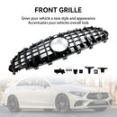 Mercedes Benz Classe CLS 2018-2024 C257 Calandre avant noire brillante Pare-chocs supérieur Style GT Grille de remplacement-3