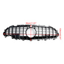 Mercedes Benz Classe CLS 2018-2024 C257 Calandre avant noire brillante Pare-chocs supérieur Style GT Grille de remplacement-2
