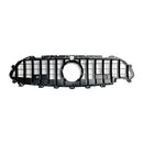 Mercedes Benz Classe CLS 2018-2024 C257 Calandre avant noire brillante Pare-chocs supérieur Style GT Grille de remplacement-7