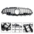 Mercedes Benz Classe CLS C257 CLS300/400/350/450/53 2018-2024 Grille de pare-chocs avant noire/chromée GT Style Grille-16